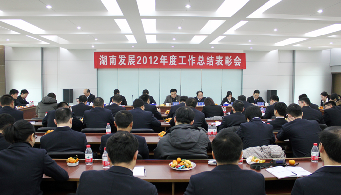 开元ky888官方进入召开2012年度工作总结表彰会